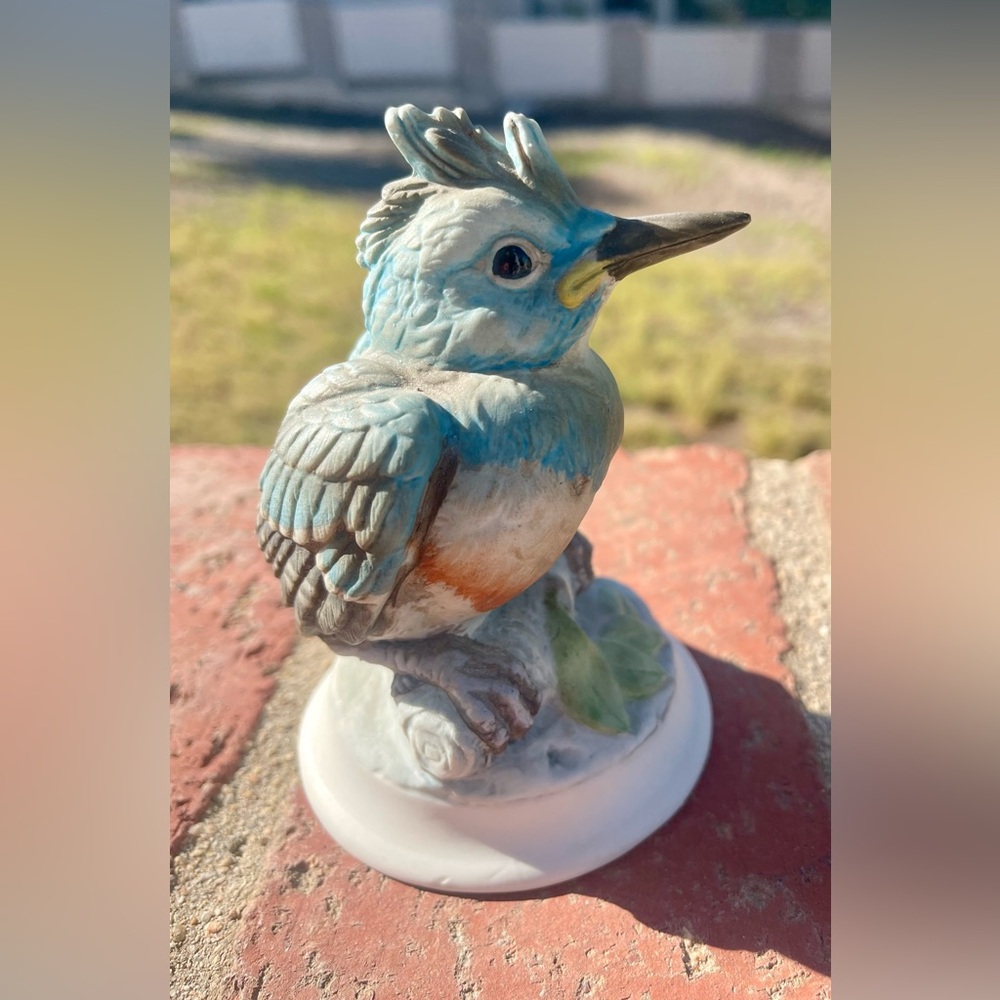 Vintage figurine; a Kelvin's Ceramic King Fisher Bird